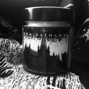 Dom Sathanas Black Metal Soy Wax Candle Misanthrope Pessimist