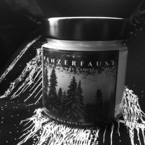Panzerfaust Black Metal Soy Wax Candle Misanthrope Pessimist