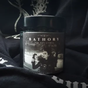 Bathory Black Metal Soy Wax Candle Misanthrope Pessimist