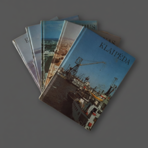 1980s Soviet Lithuania Pocket City Album Set (5 Volumes) – Vilnius, Kaunas, Klaipėda, Trakai, Elektrėnai
