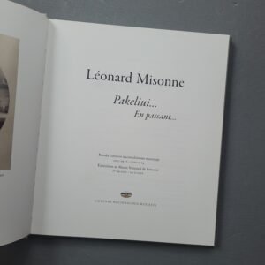 Léonard Misonne: Pakeliui… / En passant… (2005) – Rare Lithuanian National Museum Pictorialist Photography Monograph